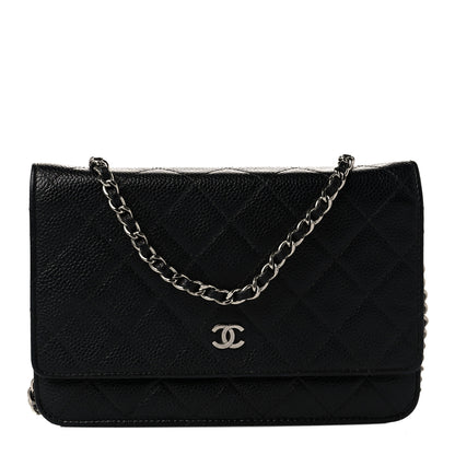 Chanel Caviar Quilted Wallet On Chain WOC Black 1 of 11