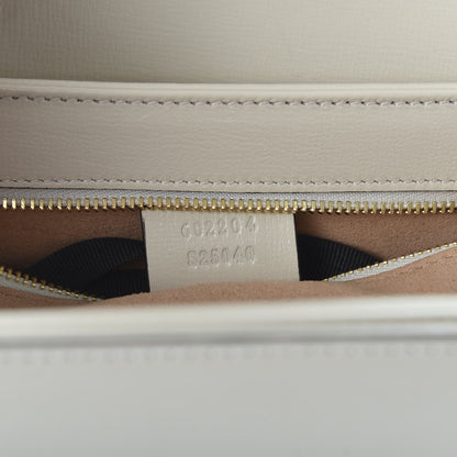 Gucci Azalea Calfskin Horsebit 1955 Shoulder Bag Mystic White 6 of 10