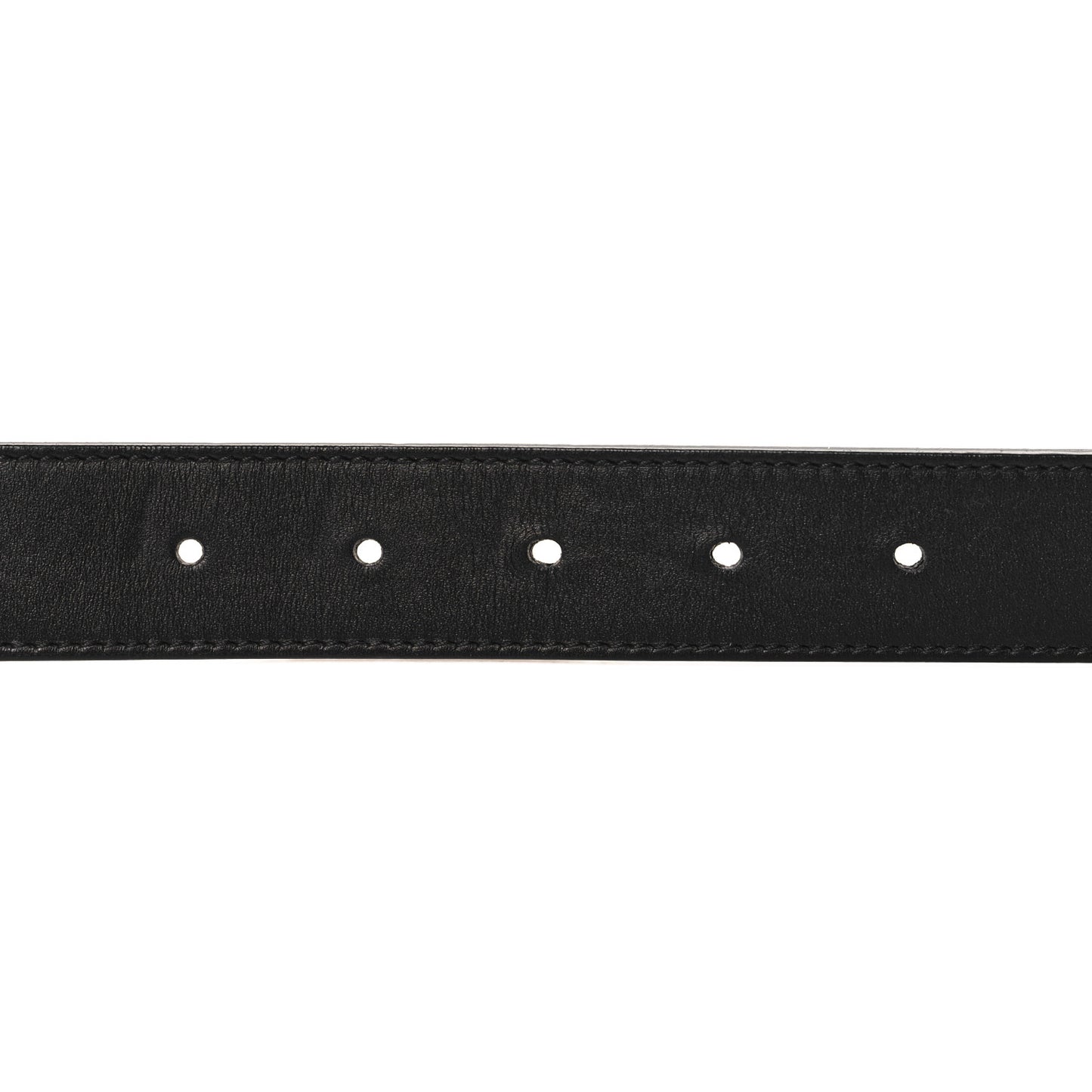Moon Calfskin Double G 30mm Belt 75 30 Black