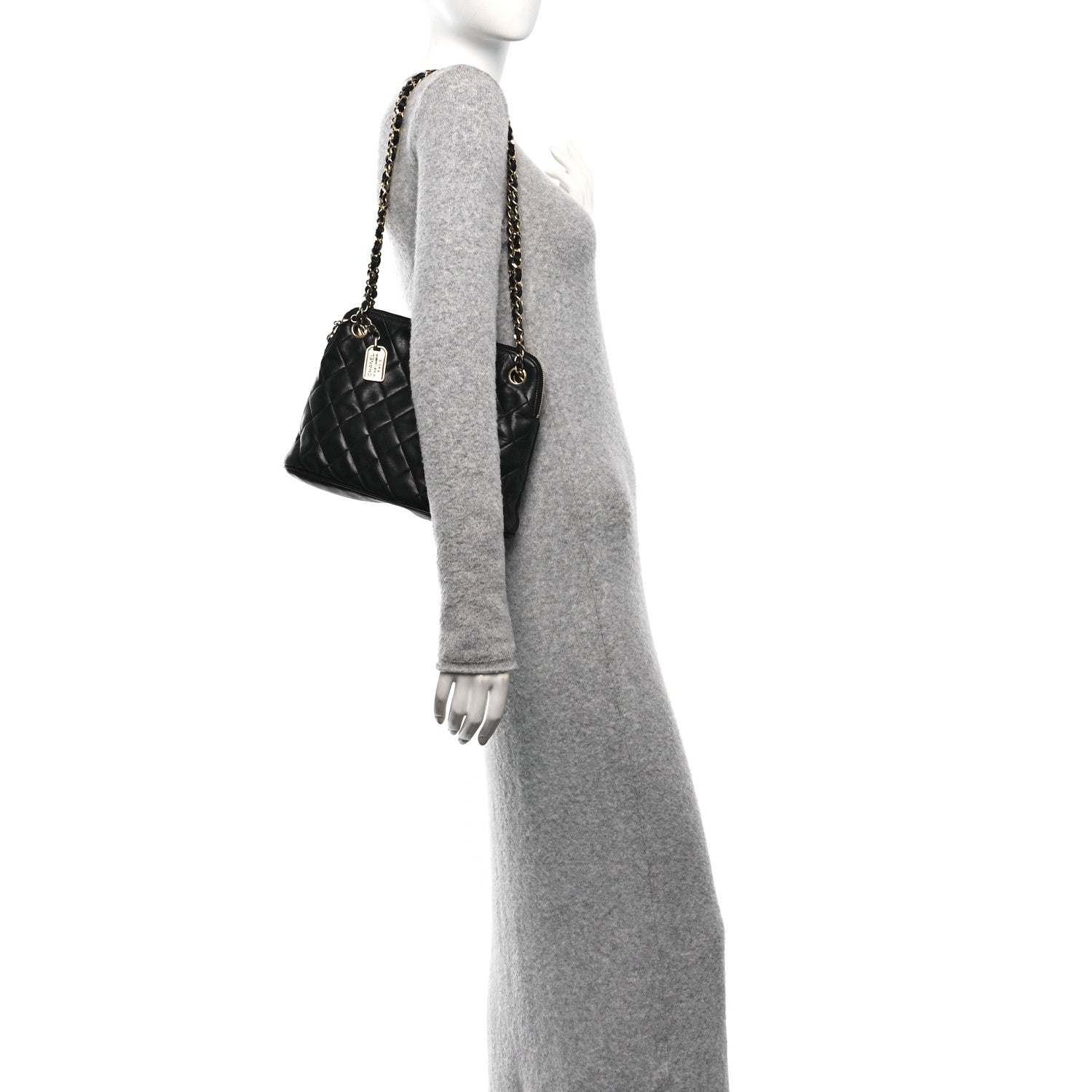Chanel Caviar Quilted Shoulder Bag Black 2 of 10