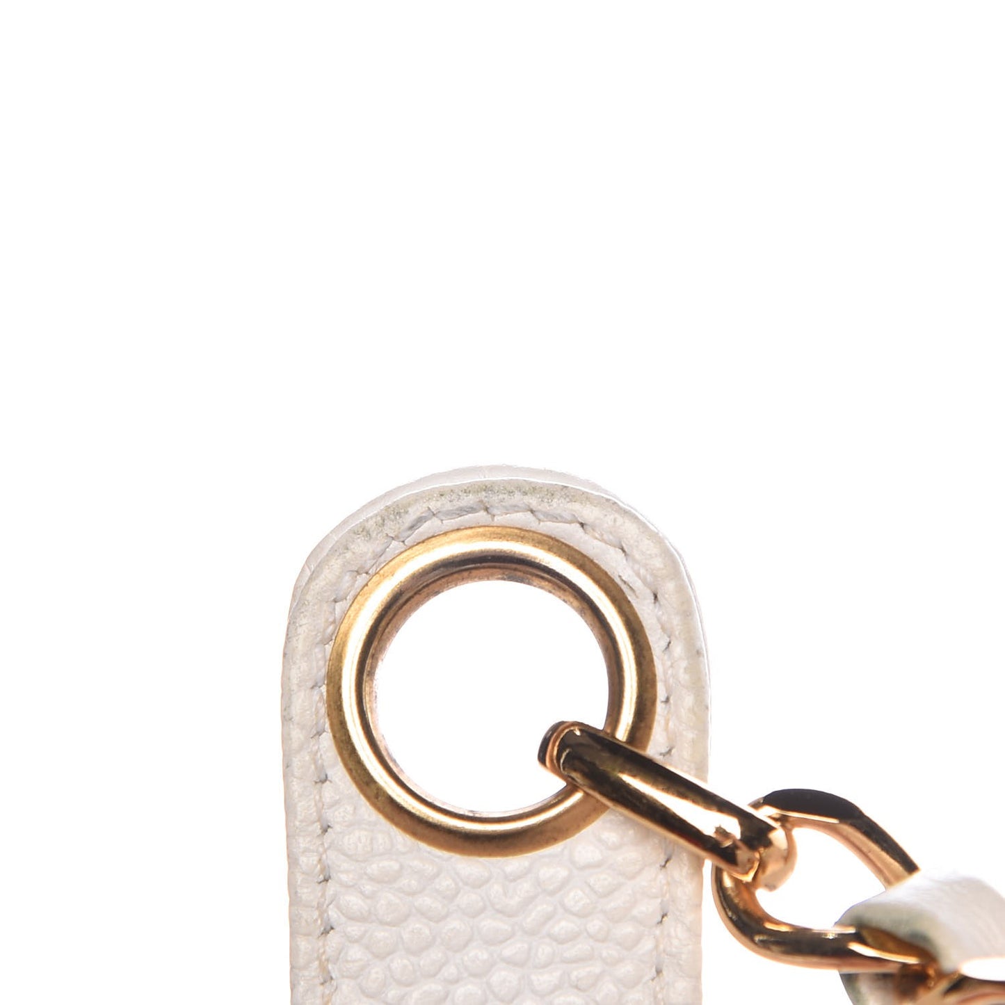 Caviar CC Flap Tote White