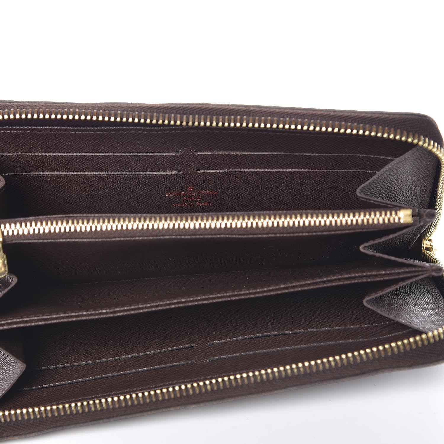 Louis Vuitton Damier Ebene Zippy Wallet 5 of 8