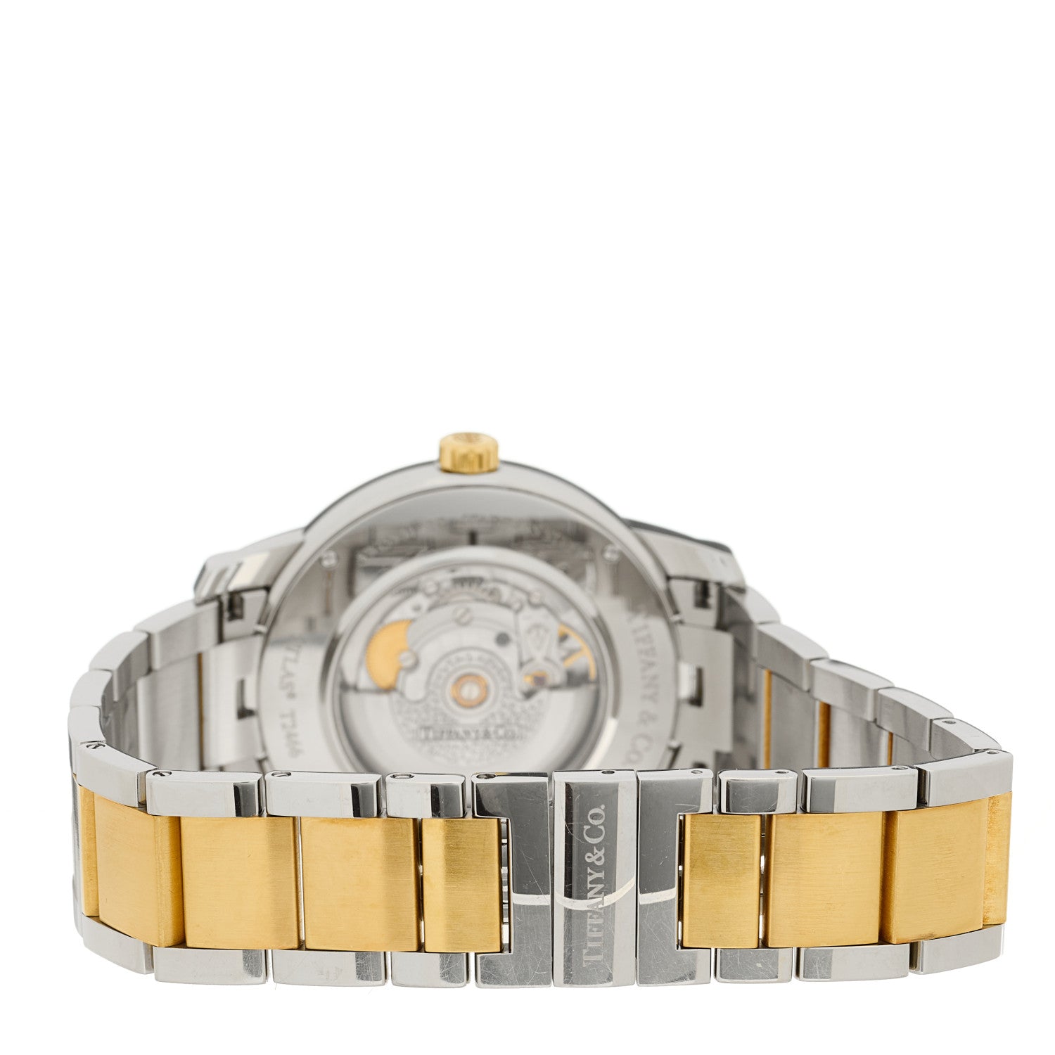 Tiffany Stainless Steel 18K Yellow Gold 42mm Atlas Automatic Watch 3 of 4