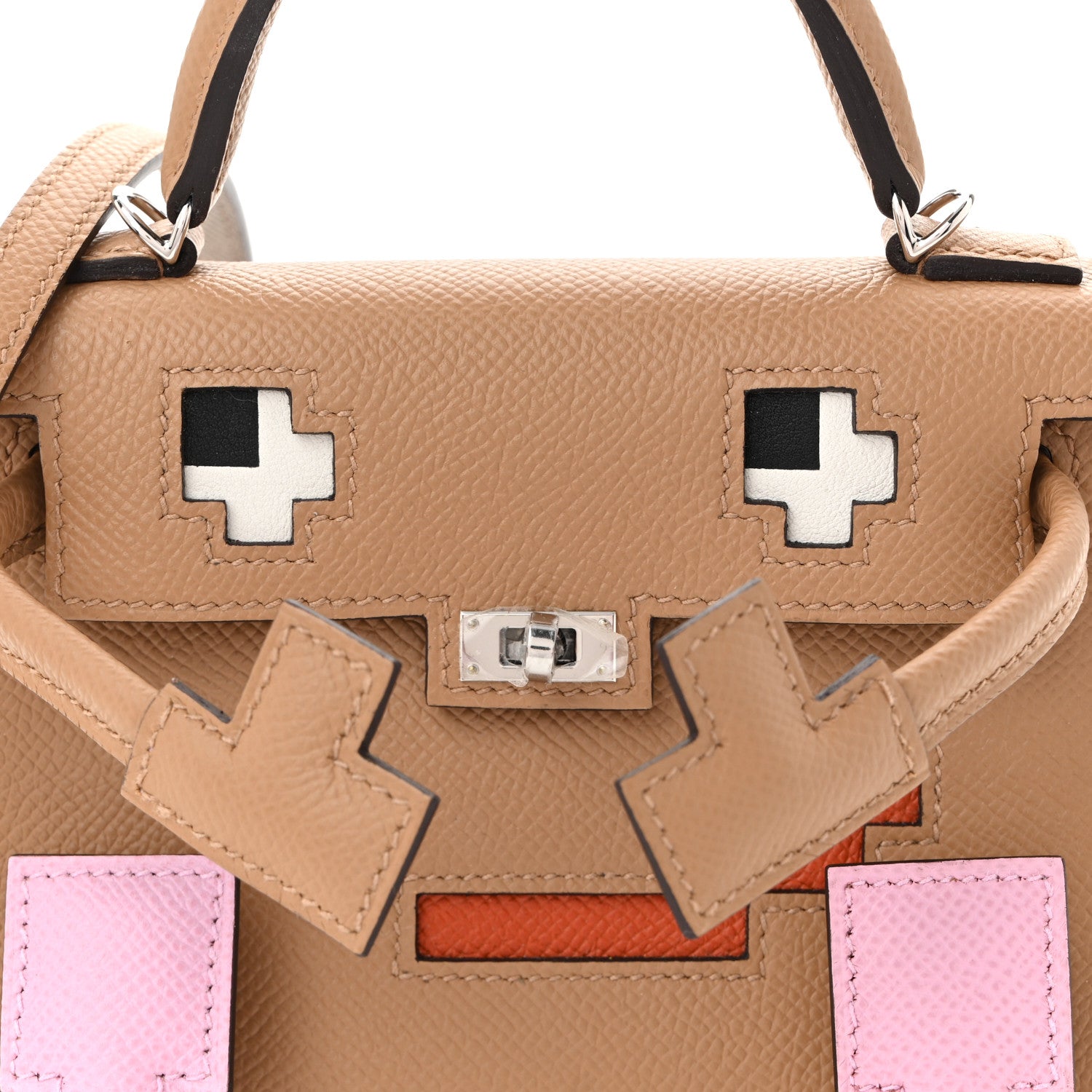 Hermes Epsom Swift Quelle Idole Picto Kelly Doll Handbag Chai Mauve Sylvestre Bleu Celeste Terre Battue 7 of 10
