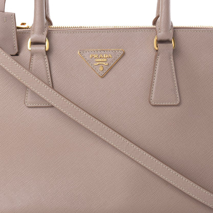Prada Saffiano Small Galleria Double Zip Tote Cammeo 11 of 19