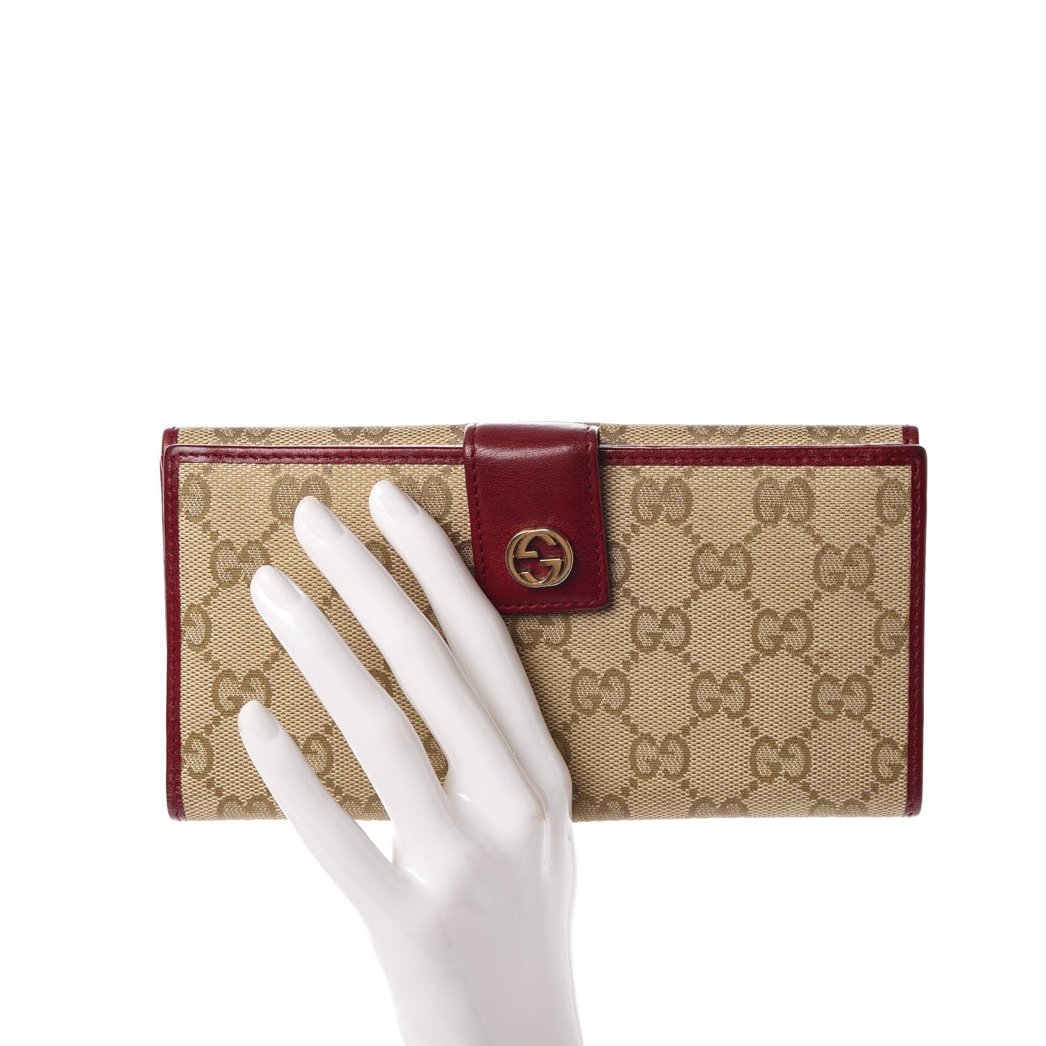 Gucci Monogram Miss GG Continental Wallet Red 2 of 19