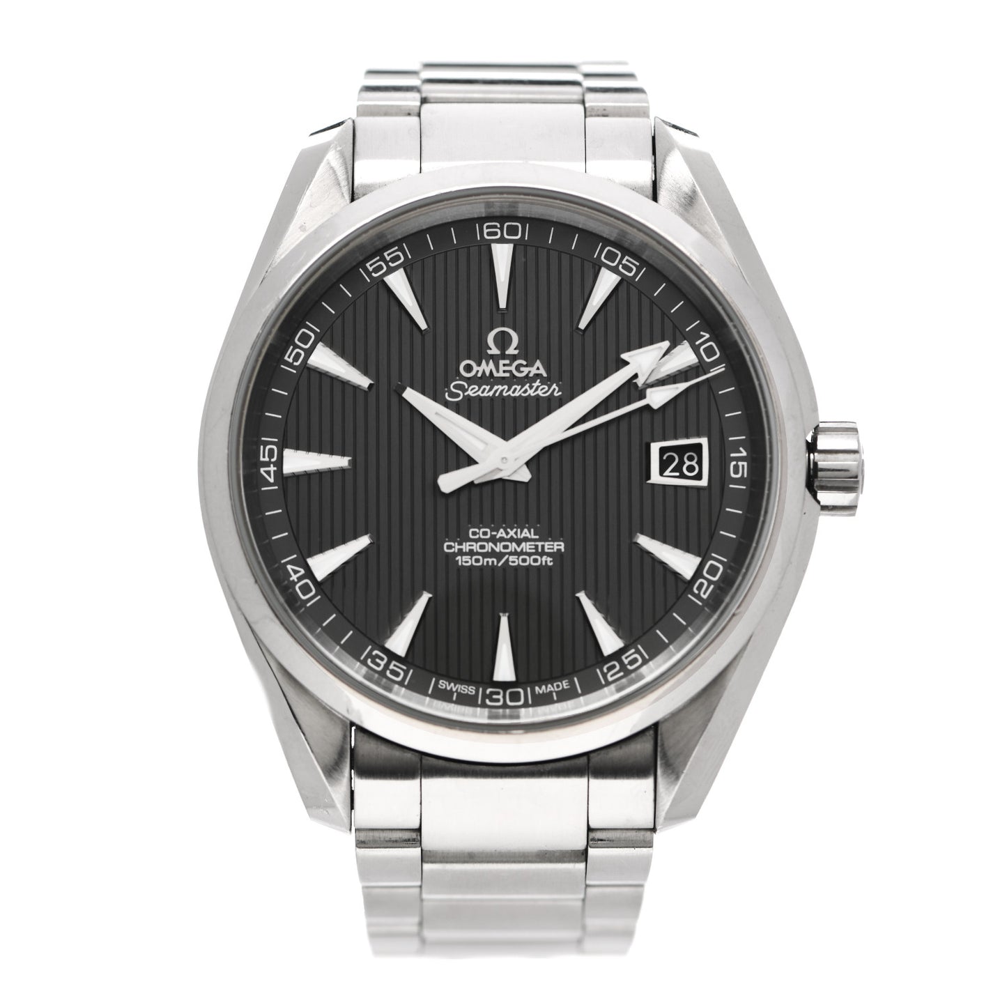 Stainless Steel 41mm Seamaster Aqua Terra 150M Co-Axial Automatic Watch Black 231.10.42.21.06.001