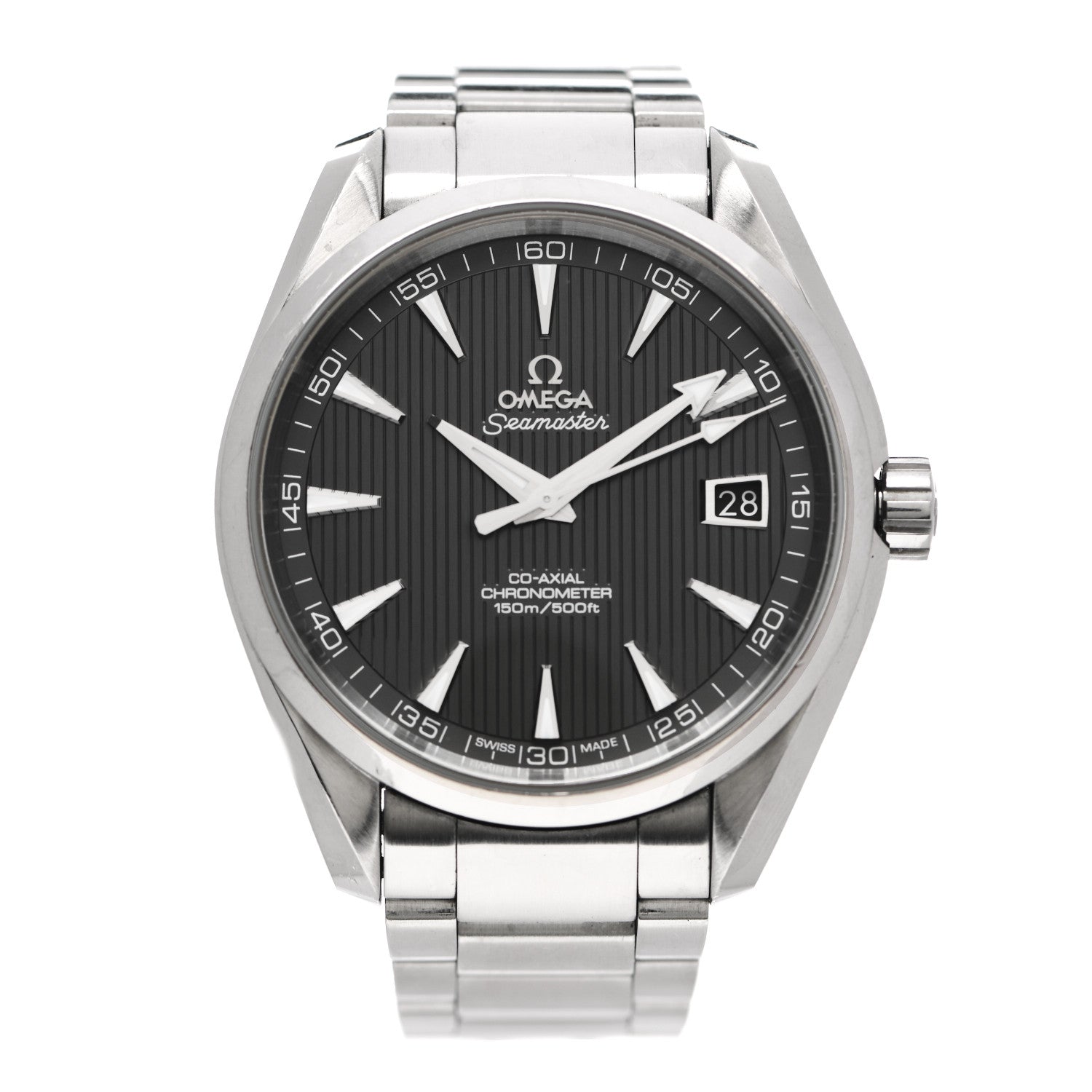 Omega Stainless Steel 41mm Seamaster Aqua Terra 150M Co-Axial Automatic Watch Black 231.10.42.21.06.001 1 of 4
