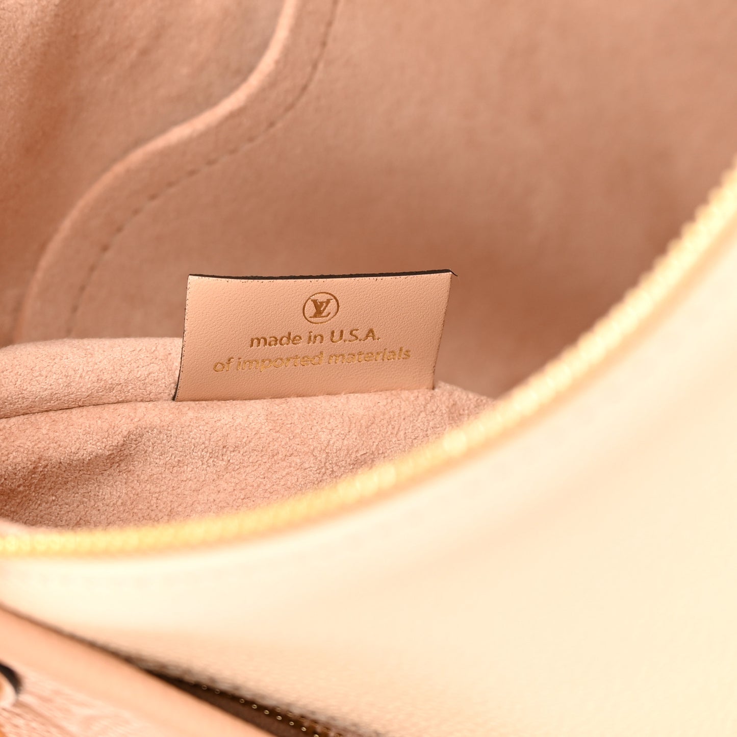 Empreinte V Tote MM Beige Rose Creme