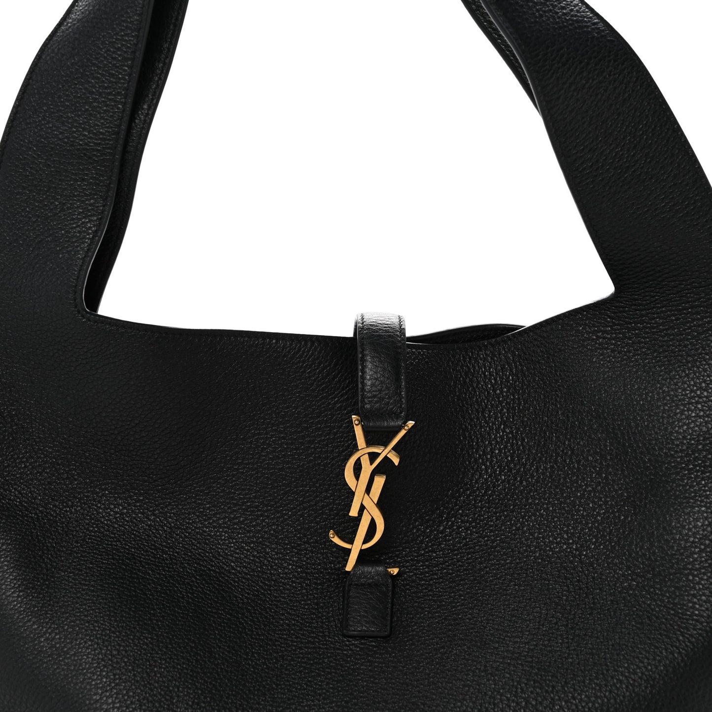 Grained Deerskin Bea Tote Black