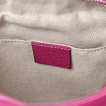 Gucci Pebbled Calfskin Small Soho Disco Bag Bright Bougainvillea 6 of 12