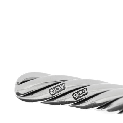 David Yurman Sterling Silver 6mm Cable Cuff Bracelet 3 of 3