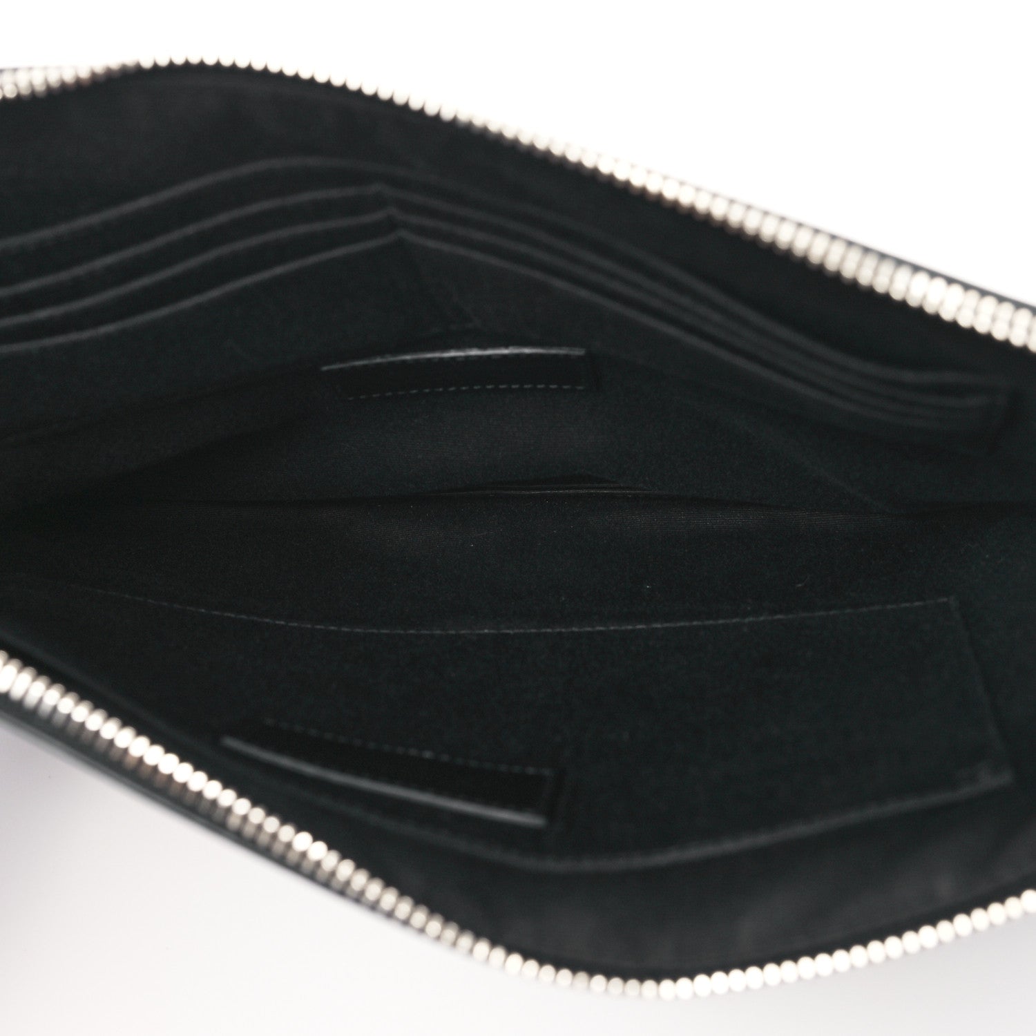 Saint Laurent Smooth Calfskin Flamingo Document Holder Black 5 of 12