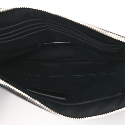 Saint Laurent Smooth Calfskin Flamingo Document Holder Black 5 of 12