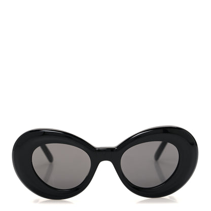 Loewe Acetate Curvy Round Sunglasses LW40112I Black 2 of 7