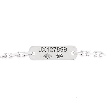 Van Cleef & Arpels 18K White Gold Diamond Two Butterfly Pendant Necklace 6 of 7