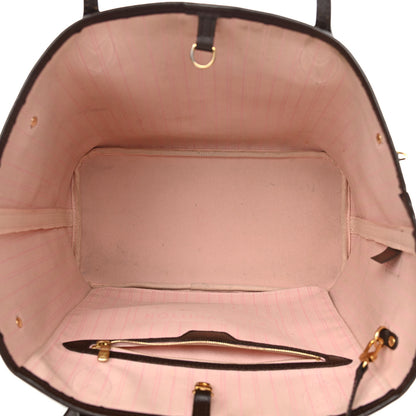 Louis Vuitton Damier Ebene Neo Neverfull MM Rose Ballerine 6 of 15