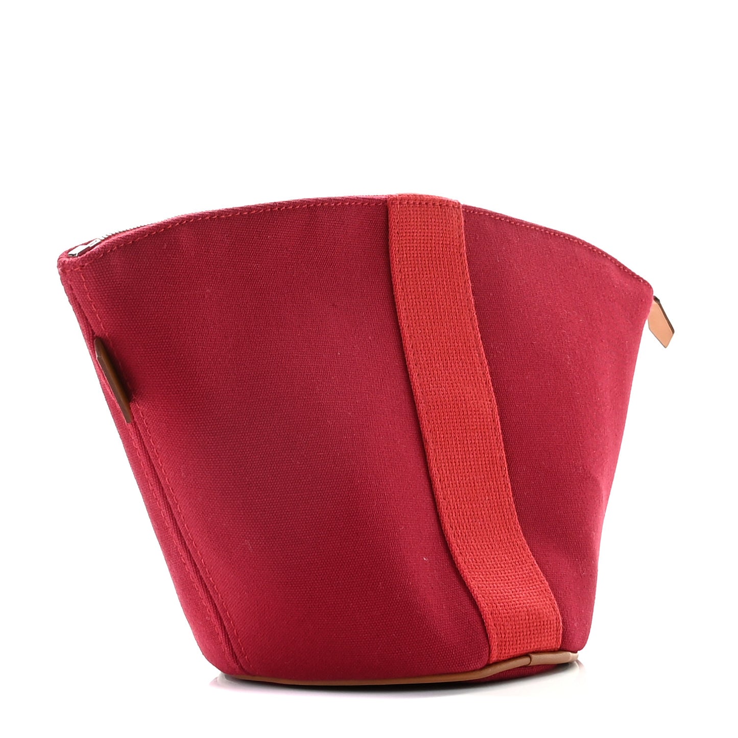 Cotton Twill Mini Palmyre Bag MM Rouge Vif Prune