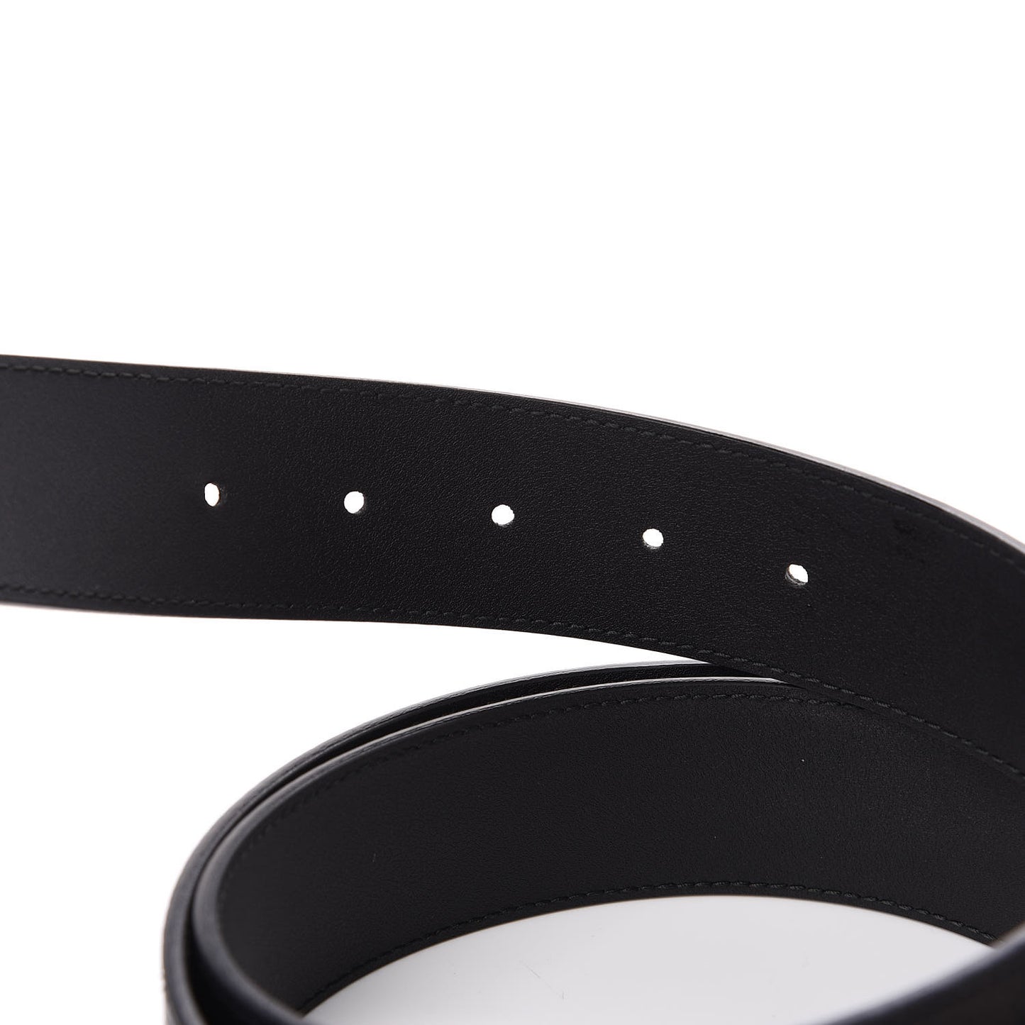Textured Calfskin Double G 40mm Belt 115 46 Black