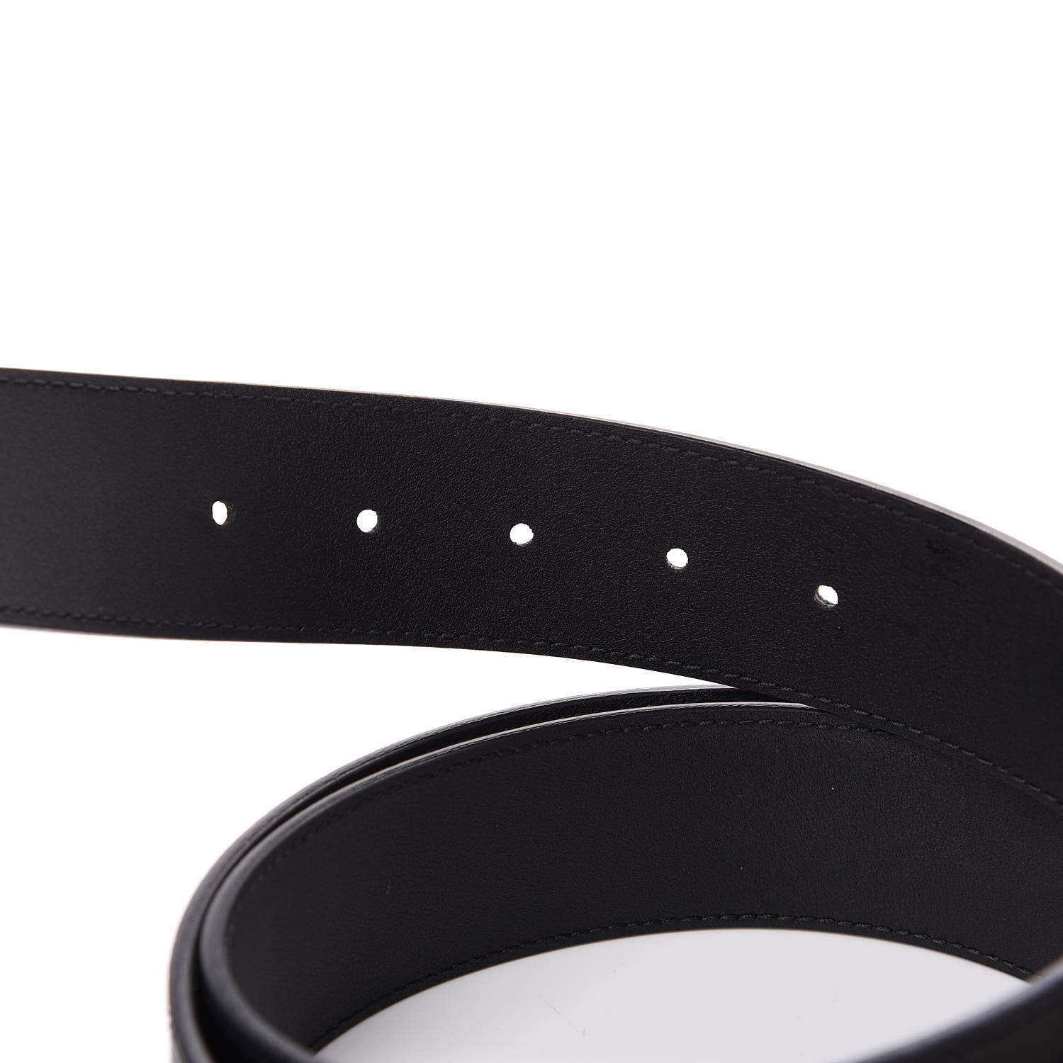 Gucci Textured Calfskin Double G 40mm Belt 115 46 Black 3 of 5