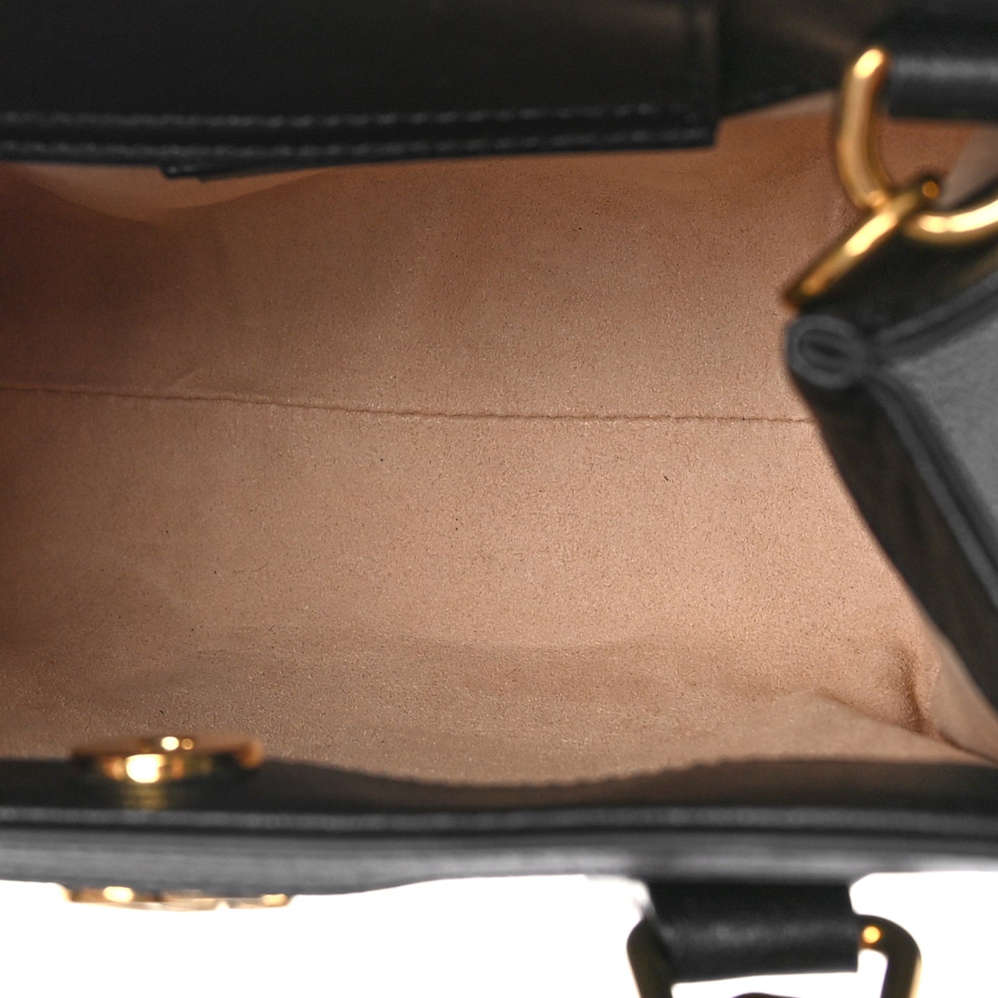 Wonka Grain Calfskin Mini Diana Tote Bag Black Yellow Fluo