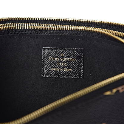 Louis Vuitton Monogram Giant Jungle Pochette Double Zip Black 7 of 9