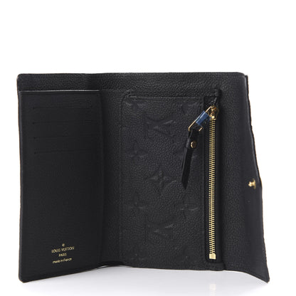 Louis Vuitton Empreinte Compact Curieuse Wallet Black 5 of 10