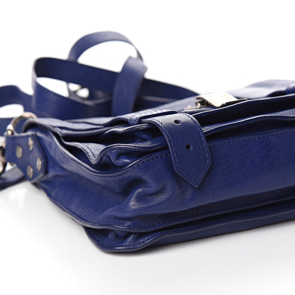Proenza Schouler Lambskin PS1 Mini Pouch Messenger Cobalt Blue 9 of 11