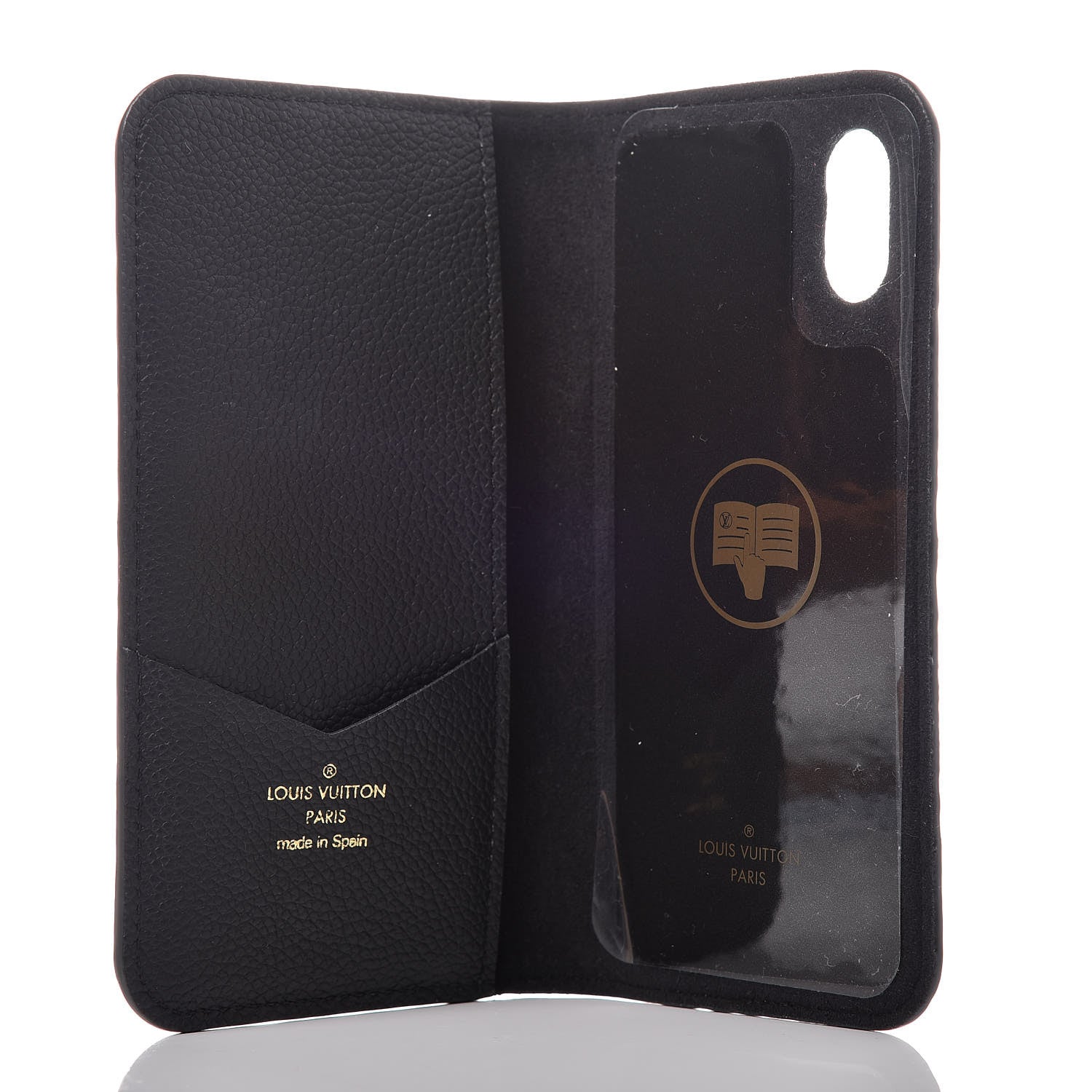 Louis Vuitton Empreinte iPhone X/XS Folio Case Black 6 of 7