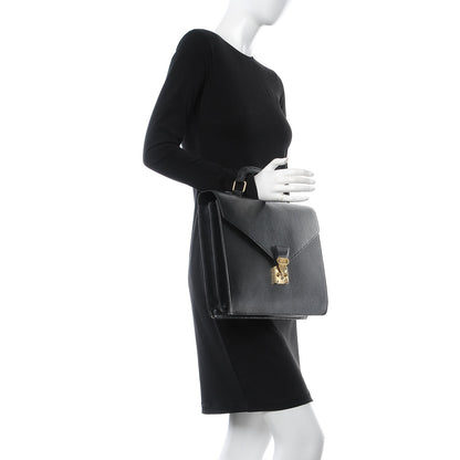 Louis Vuitton Epi Serviette Conseiller Briefcase Black 2 of 19