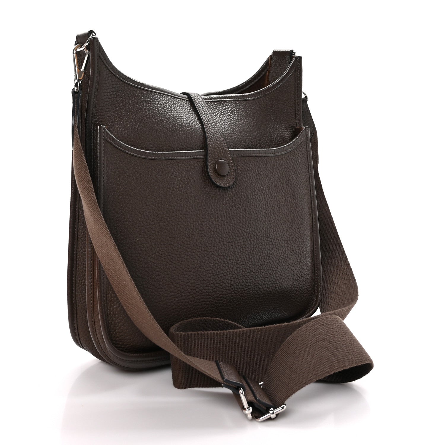 Hermes Taurillon Clemence Evelyne III PM Cacao 3 of 10