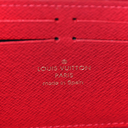 Louis Vuitton Damier Ebene Clemence Wallet Cherry 11 of 12