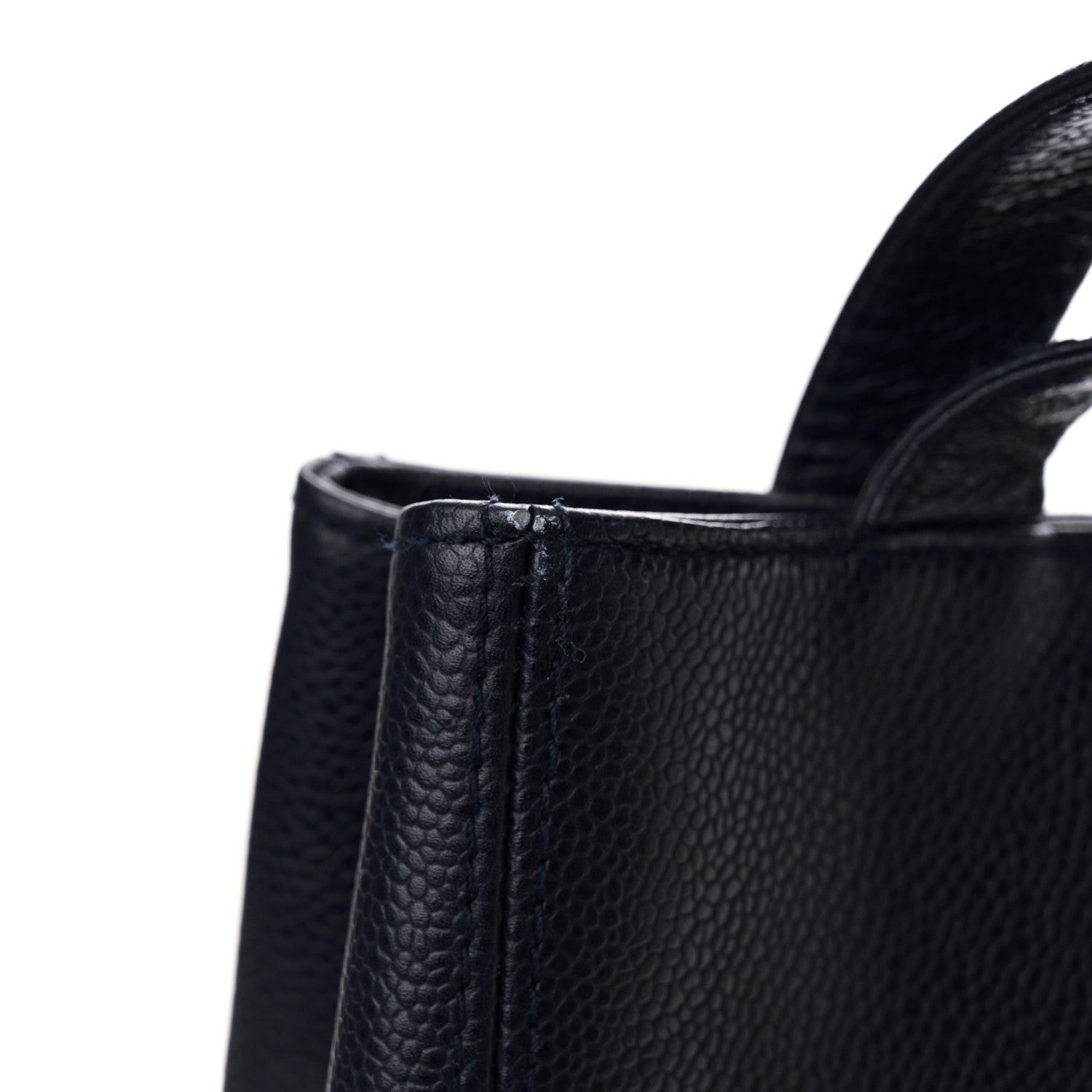 Chanel Caviar Shopping Tote Navy 17 of 18