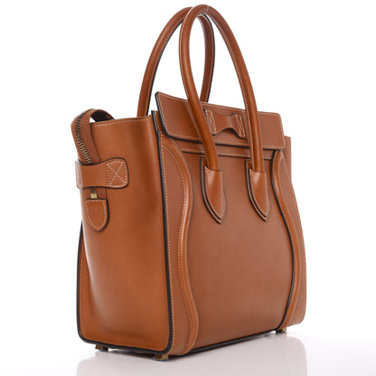 Celine Natural Calfskin Micro Luggage Tan 4 of 8