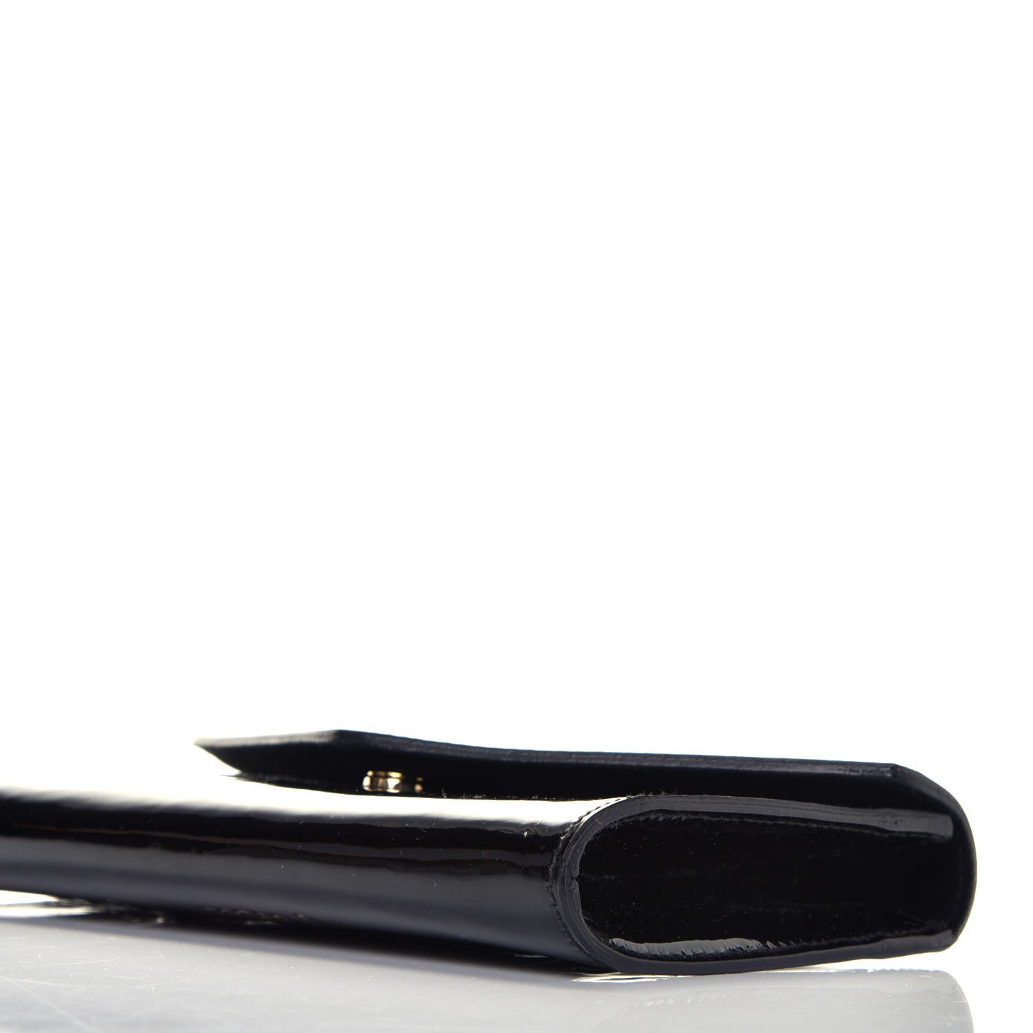 Saint Laurent Patent Y-Mail Clutch Black 8 of 8