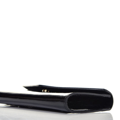 Saint Laurent Patent Y-Mail Clutch Black 8 of 8