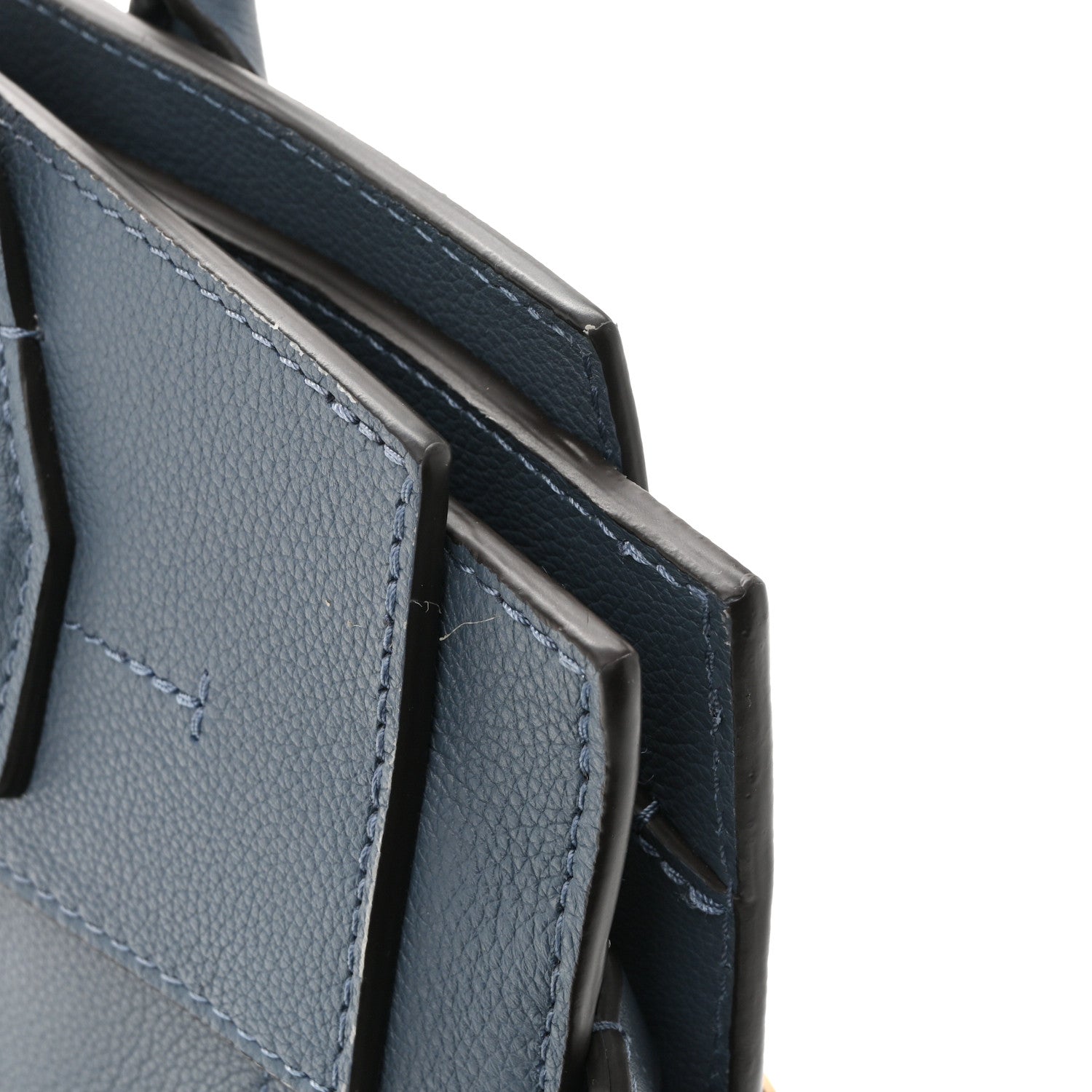 Louis Vuitton Grained Calfskin Steamer MM Blue 12 of 12