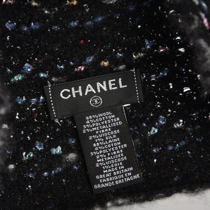 Chanel Wool Beanie Hat Black 4 of 5