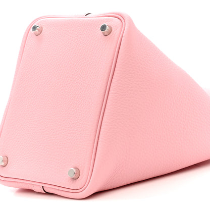 Hermes Taurillon Clemence Picotin Lock 18 PM Rose Sakura 10 of 11