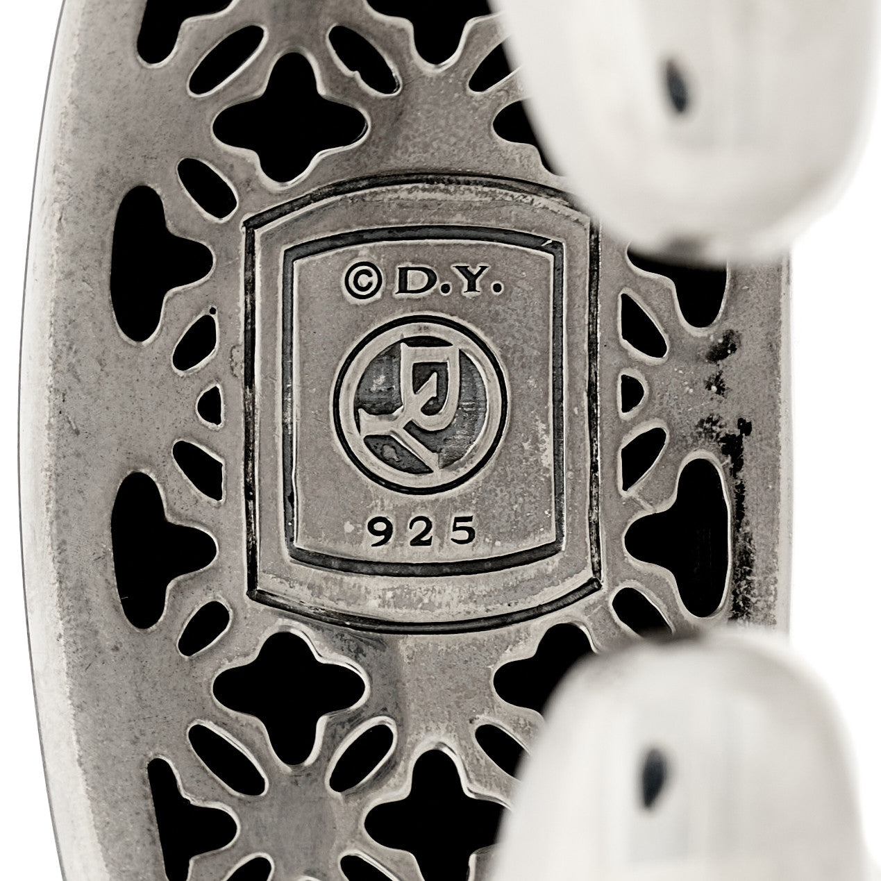 Sterling Silver 27mm Sculpted Cable Cuff Bracelet