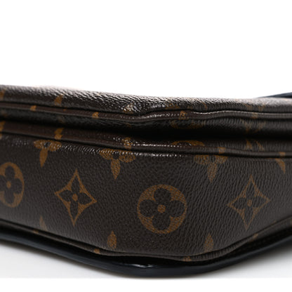 Louis Vuitton Monogram Braided Pochette Metis Safran 10 of 11
