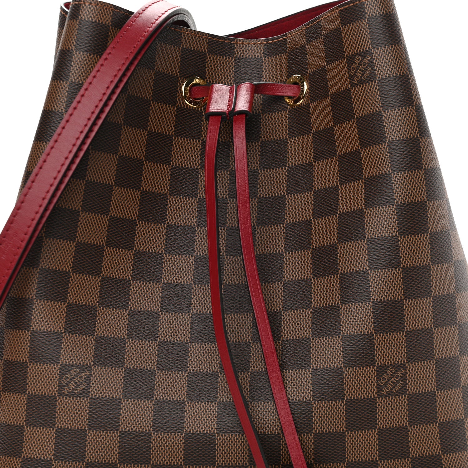 Louis Vuitton Damier Ebene Neonoe MM Cherry Berry 8 of 10