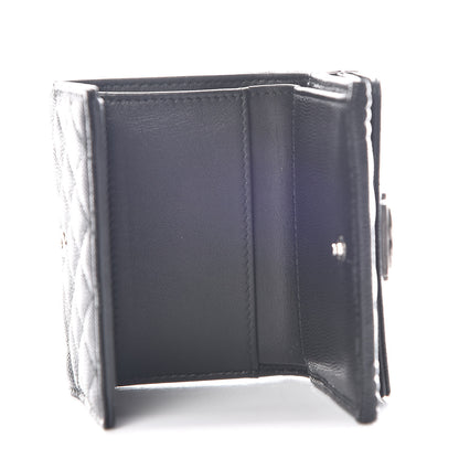 Chanel Caviar Quilted Small Boy Flap Wallet Black 5 of 12