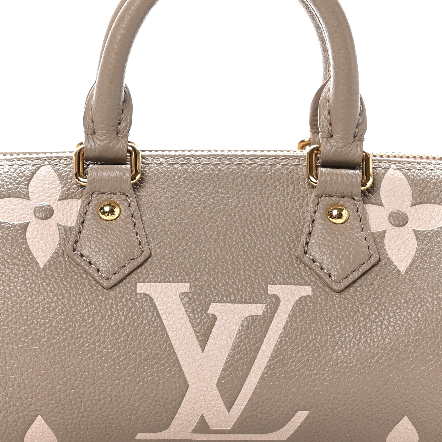 Louis Vuitton Empreinte Monogram Giant Papillon BB Tourterelle Cream 7 of 9