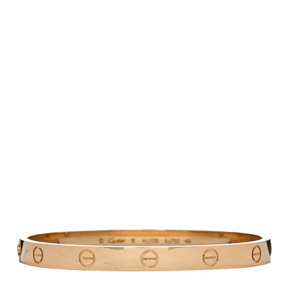 Cartier 18K Yellow Gold LOVE Bracelet 18 1 of 5