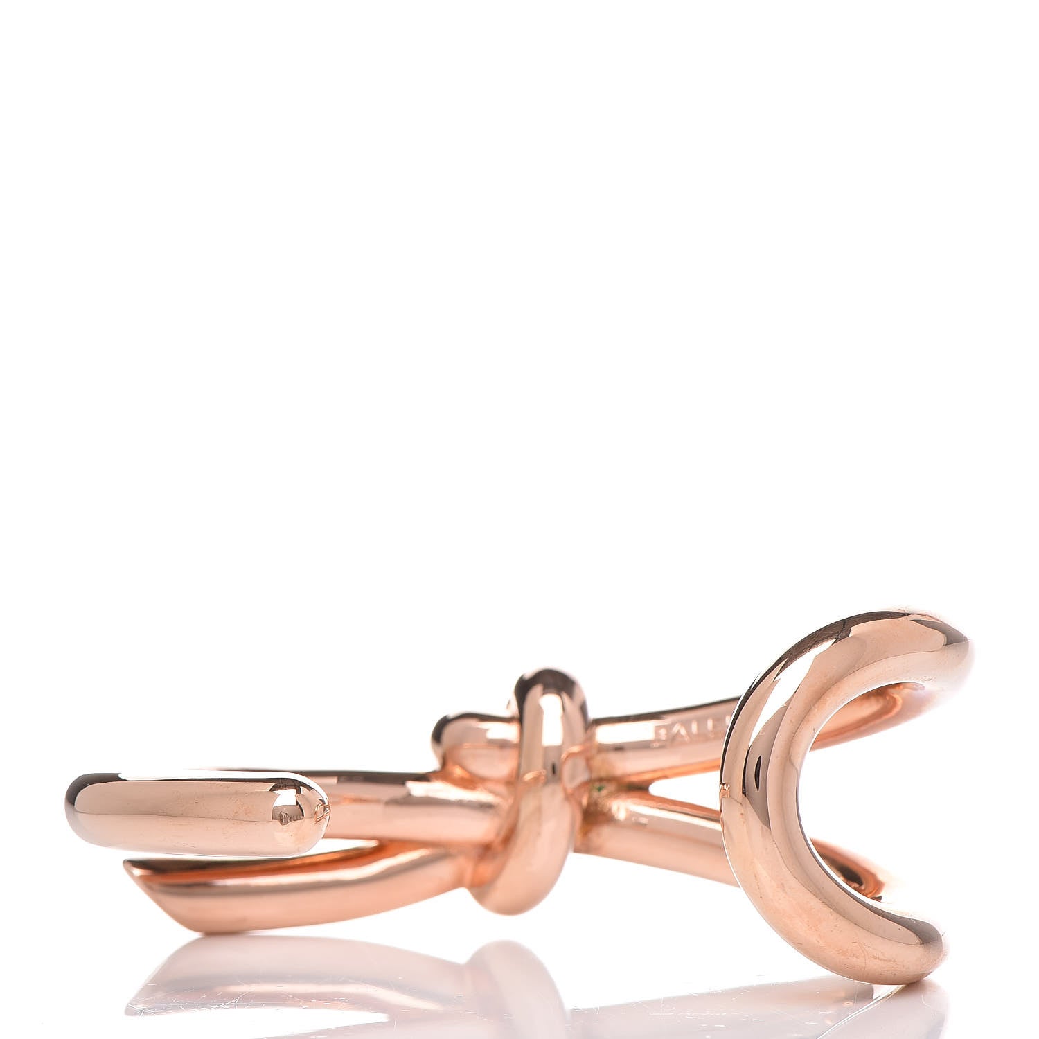 Balenciaga Rose Gold Hardware Knotted Cuff 3 of 5