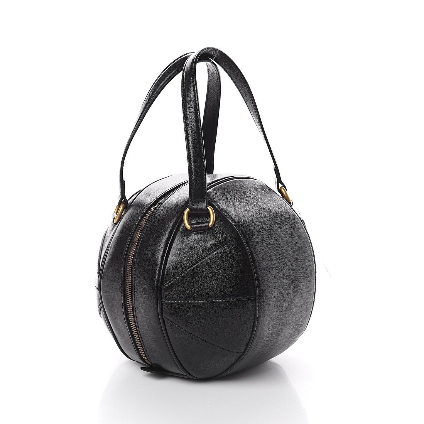 Piuma Lux Energy Tifosa Basketball Shaped Shoulder Bag Black
