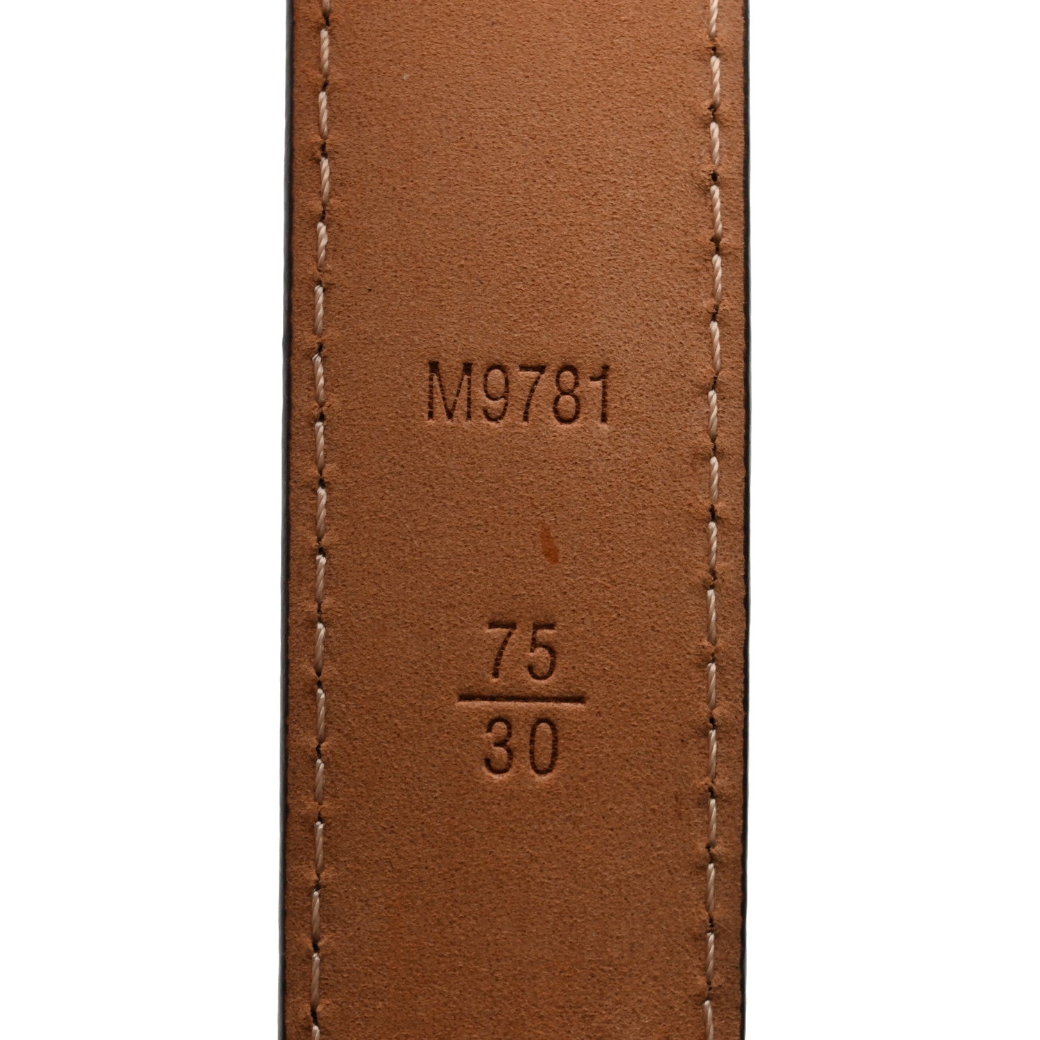 Louis Vuitton Mini Monogram 25mm LV Initiales 75 30 Belt 7 of 7