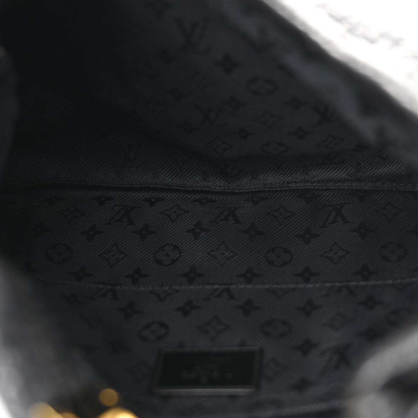 Calfskin Quilted Monogram Altair Clutch Black