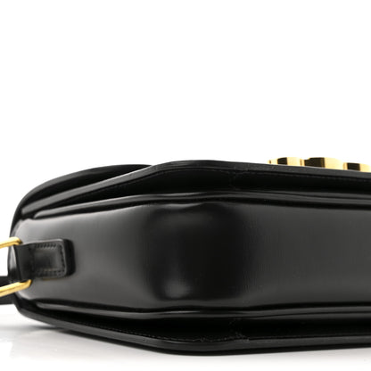 Celine Shiny Calfskin Teen Triomphe Black 9 of 10